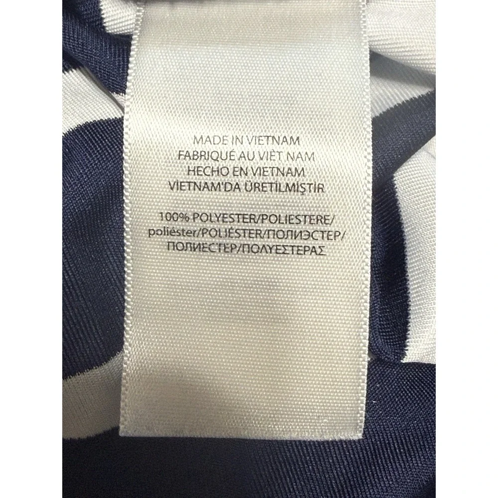 Polo Ralph Lauren Golf Polo Sz L Blue White Striped PGA Quail Hollow Logo - Picture 10 of 14